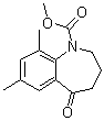 structure of CAS# 1259393-27-5, 2,3,4,5-四氢-7,9-二甲基-5-氧代-1H-1-苯并氮杂卓-1-羧酸甲酯