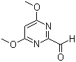 structure of CAS# 125966-89-4, 4,6-Dimethoxypyrimidine-2-carbaldehyde