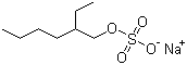 structure of CAS# 126-92-1, Sodium 2-ethylhexyl sulfate