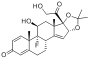 structure of CAS# 1260149-96-9, delta14-Triamcinolone acetonide