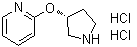 CAS 登录号：1260613-92-0, 2-[(3R)-3-吡咯烷基氧基]吡啶二盐酸盐