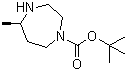 structure of CAS# 1260619-38-2, (5R)-六氢-5-甲基-1H-1,4-二氮杂卓-1-羧酸叔丁酯