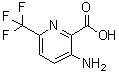 CAS 登录号：1260666-45-2, 3-氨基-6-(三氟甲基)-2-吡啶羧酸