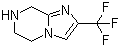 2-(Trifluoromethyl)-5,6,7,8-tetrahydroimidazo[1,2-a]pyrazine molecular structure (CAS 126069-70-3)