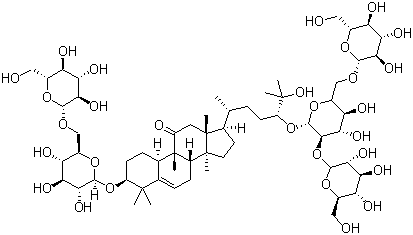 structure of CAS# 126105-11-1, 11-氧罗汉果皂甙 V