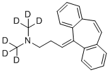 CAS # 1261396-60-4, Cyclobenzaprine-[d6], 3-(5H-Dibenzo[a,d][7]annulen-5-ylidene)-N,N-bis[(2H3)methyl]-1-propanamine
