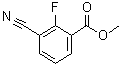 structure of CAS# 1261453-50-2, 3-氰基-2-氟苯甲酸甲酯