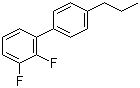structure of CAS# 126163-02-8, 2,3-Difluoro-4'-propylbiphenyl