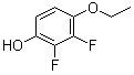 structure of CAS# 126163-56-2, 2,3-Difluoro-4-ethoxyphenol
