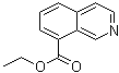 structure of CAS# 1261871-20-8, 8-Isoquinolinecarboxylic acid ethyl ester