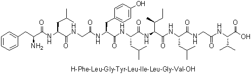 CAS # 1262622-91-2, L-Phenylalanyl-L-leucylglycyl-L-tyrosyl-L-leucyl-L-isoleucyl-L-leucylglycyl-L-valine
