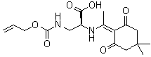 CAS 登录号：1263045-89-1, N-[1-(4,4-二甲基-2,6-二氧代环己亚基)乙基]-3-[[(2-丙烯-1-基氧基)羰基]氨基]-L-丙氨酸