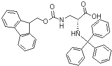 CAS # 1263047-04-6, 3-[[(9H-Fluoren-9-ylmethoxy)carbonyl]amino]-N-(triphenylmethyl)-D-alanine