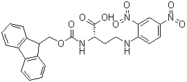 CAS 登录号：1263047-22-8, (2S)-4-[(2,4-二硝基苯基)氨基]-2-[[(9H-芴-9-基甲氧基)羰基]氨基]-丁酸