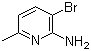 structure of CAS# 126325-46-0, 2-Amino-3-bromo-6-methylpyridine