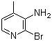 structure of CAS# 126325-50-6, 3-Amino-2-bromo-4-picoline