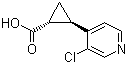 CAS # 1263284-68-9, (1R,2R)-rel-2-(3-Chloro-4-pyridinyl)cyclopropanecarboxylic acid
