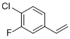 structure of CAS# 1263414-46-5, 4-Chloro-3-fluorostyrene