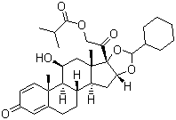 structure of CAS# 126544-47-6, Ciclesonide