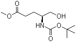CAS # 126587-35-7, (S)-4-[[(tert-Butoxy)carbonyl]amino]-5-hydroxypentanoic acid methyl ester