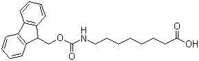structure of CAS# 126631-93-4, N-Fmoc-8-Aminooctanoic acid