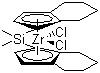 CAS 登录号：126642-97-5, rac-二甲基硅基双(4,5,6,7-四氢-1-茚基)二氯化锆