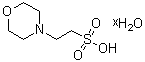 structure of CAS# 1266615-59-1, 4-Morpholineethanesulfonic acid hydrate (1:?)