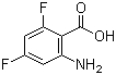 CAS # 126674-77-9, 2-Amino-4,6-difluorobenzoic acid