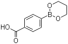 structure of CAS# 126747-13-5, 4-(1,3,2-二氧杂环戊硼烷-2-基)苯甲酸