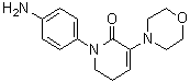 structure of CAS# 1267610-26-3, 1-(4-氨基苯基)-5,6-二氢-3-(4-吗啉基)-2(1H)-吡啶酮