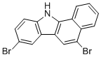 structure of CAS# 1269266-69-4, 5,8-Dibromo-11H-benzo[a]carbazole