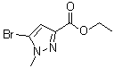 Ethyl 5-bromo-1-methyl-1H-pyrazole-3-carboxylate molecular structure (CAS 1269293-48-2)
