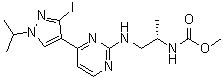 CAS 登录号：1269440-60-9, N-[(1S)-2-[[4-[3-碘-1-(1-甲基乙基)-1H-吡唑-4-基]-2-嘧啶基]氨基]-1-甲基乙基]氨基甲酸甲酯