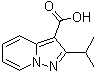 structure of CAS# 126959-38-4, 2-Isopropylpyrazolo[1,5-a]pyridine-3-carboxylic acid