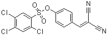 CAS 登录号：126980-24-3, 2,4,5-三氯苯磺酸 4-(2,2-二氰基乙烯基)苯基酯
