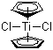 structure of CAS# 1271-19-8, Titanocene dichloride