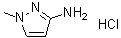 structure of CAS# 127107-29-3, 1-Methyl-1H-pyrazol-3-amine monohydrochloride