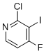 structure of CAS# 1271477-28-1, 2-Chloro-4-fluoro-3-iodopyridine