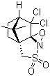 structure of CAS# 127184-05-8, (+)-8,8-二氯樟脑磺哑嗪