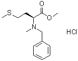 structure of CAS# 1272754-99-0, N-甲基-N-(苯基甲基)-L-蛋氨酸甲酯盐酸盐