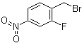 structure of CAS# 127349-56-8, 1-Bromomethyl-2-fluoro-4-nitrobenzene
