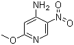 structure of CAS# 127356-38-1, 2-甲氧基-5-硝基吡啶-4-胺