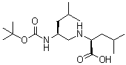 CAS 登录号：127370-77-8, (S)-N-[2-[[叔丁氧羰基]氨基]-4-甲基戊基]-L-亮氨酸