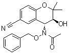CAS # 127408-30-4, N-[(3S,4R)-6-Cyano-3,4-dihydro-3-hydroxy-2,2-dimethyl-2H-1-benzopyran-4-yl]-N-(phenylmethoxy)acetamide