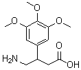 CAS 登录号：127424-86-6, beta-(氨基甲基)-3,4,5-三甲氧基苯丙酸