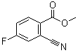 structure of CAS# 127510-96-7, Methyl 2-cyano-4-fluorobenzoate