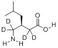 structure of CAS# 1276197-54-6, (S)-Pregabalin-d4