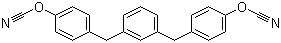 structure of CAS# 127667-44-1, 4,4'-[1,3-Phenylenebis(1-methyl-ethylidene)]bisphenyl cyanate