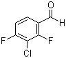 structure of CAS# 127675-46-1, 3-氯-2,4-二氟苯甲醛