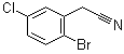structure of CAS# 127792-49-8, 2-溴-5-氯苯乙腈